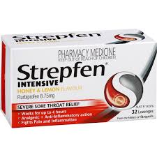 STREPFEN Intensive Honey&Lemon 32 Lozenges